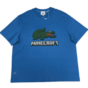 Camiseta Lacoste x Minecraft Azul