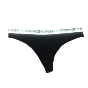 TANGA BASICA NEGRA TOMMY HILFIGER